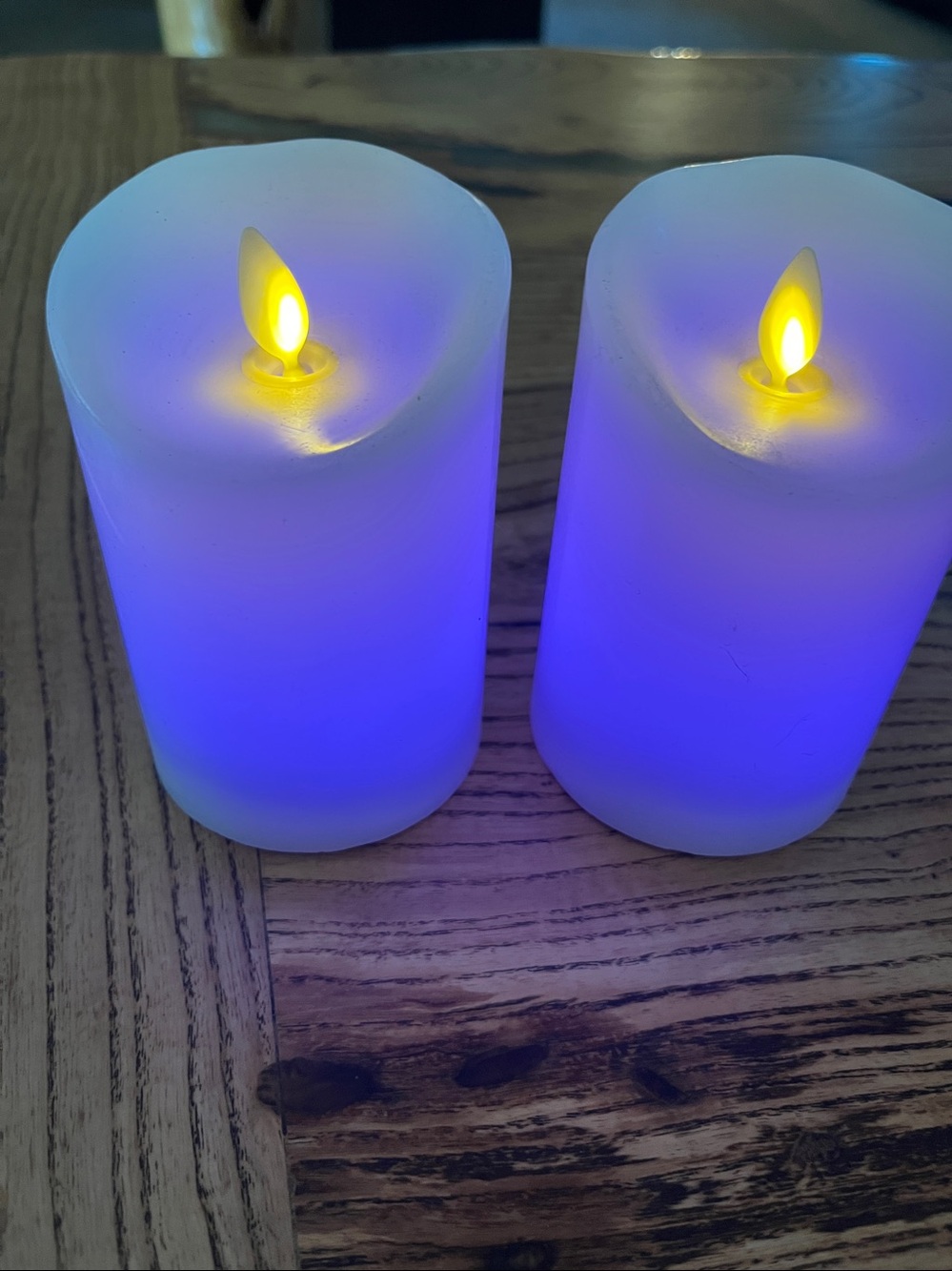 Luminara battery operated candles flickering wick. White w/yellow glow. - Picture 8 of 8